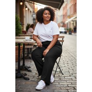 Hanes Women's 3XL Black EcoSmart Sweatpants Casual Relaxed Fit